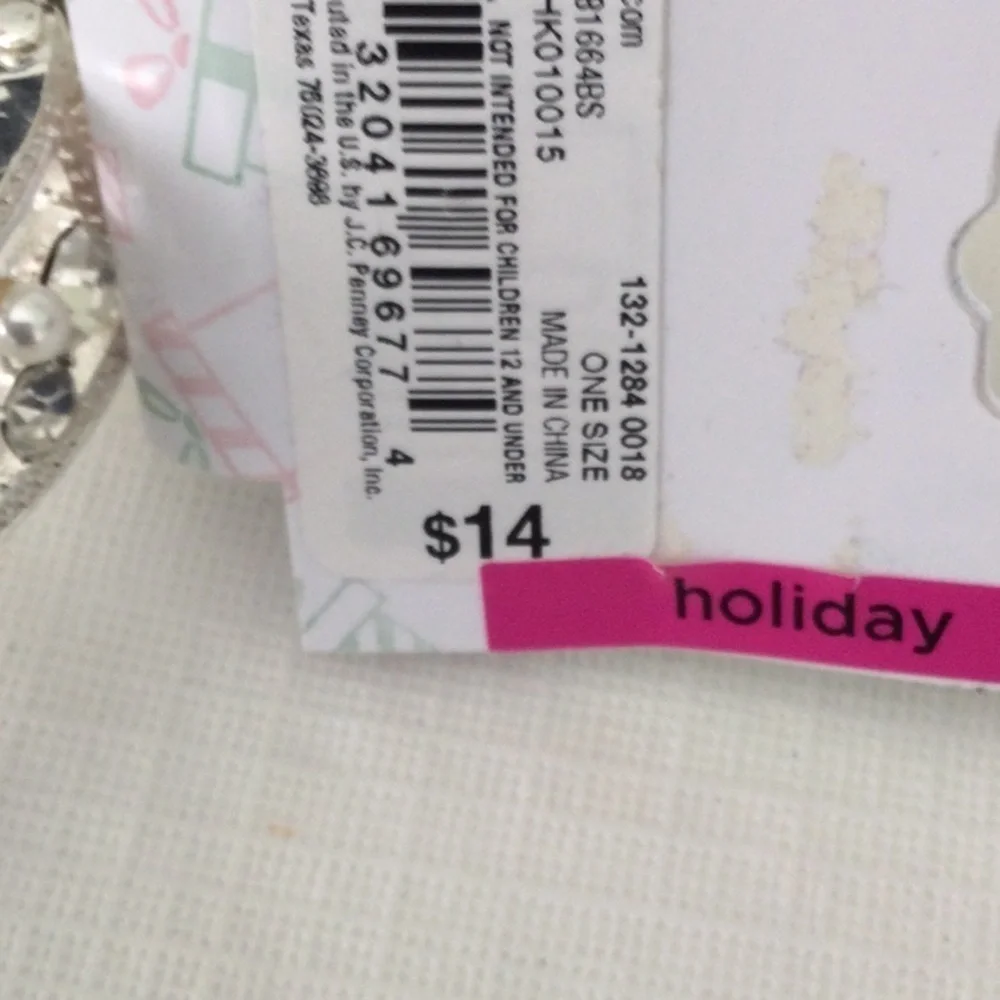 Christmas Holiday Bracelet and Pierced Earrings